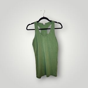 Alo green muscle tee tank size m